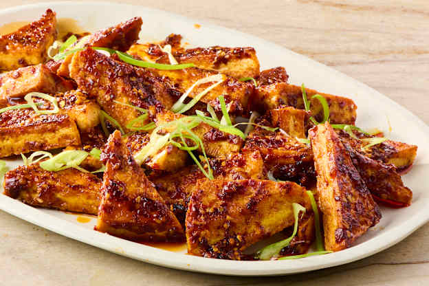 Chili Crisp Crispy Tofu
