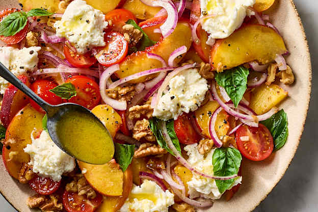 My Peach Salad Tastes Like the Perfect Summer Day