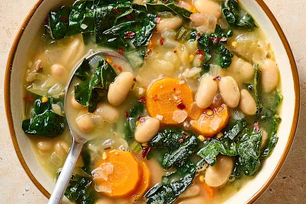 My Tuscan White Bean and Kale Soup Is Irresistibly Creamy Without a Drop of Cream