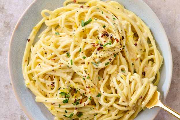 Garlic Lemon Spaghetti