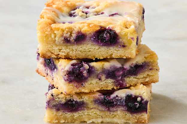 Blueberry Sour Cream Bars