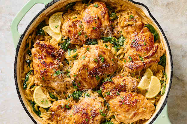 Lemon Chicken Orzo
