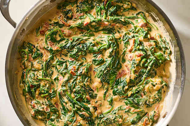Tuscan Creamed Spinach