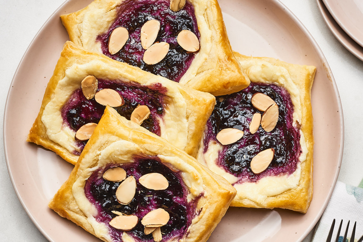 Puff Pastry Cream Cheese Breakfast Pastries Are Ready in Minutes