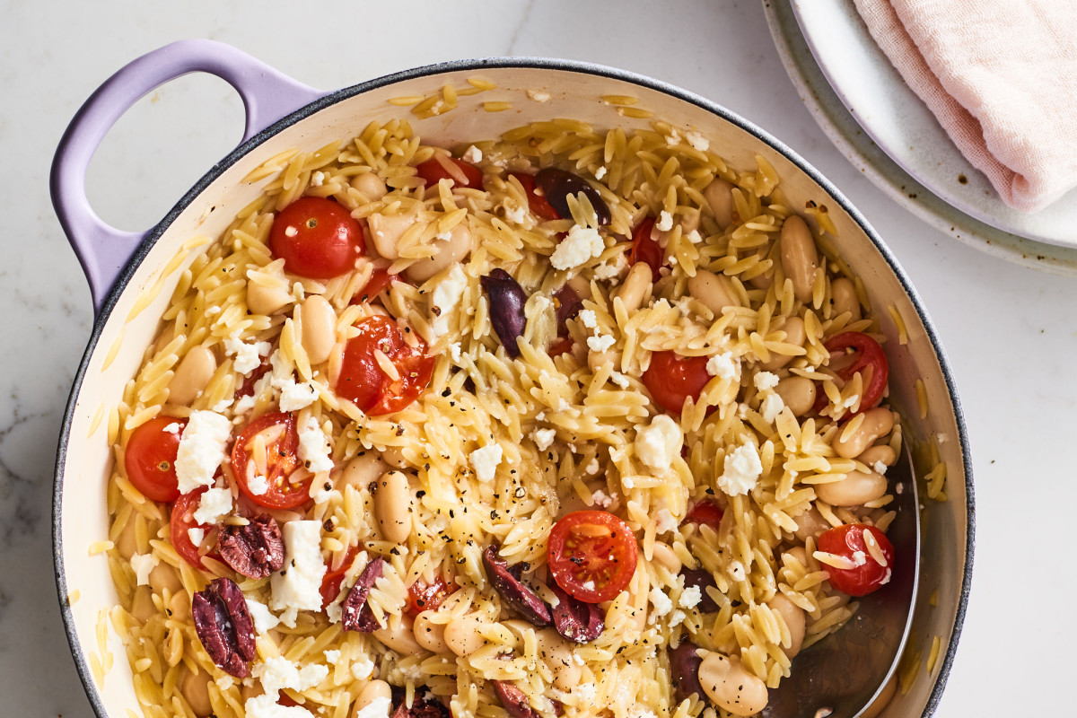 One-Pot Mediterranean Orzo Is the Feel-Good Meal You Crave