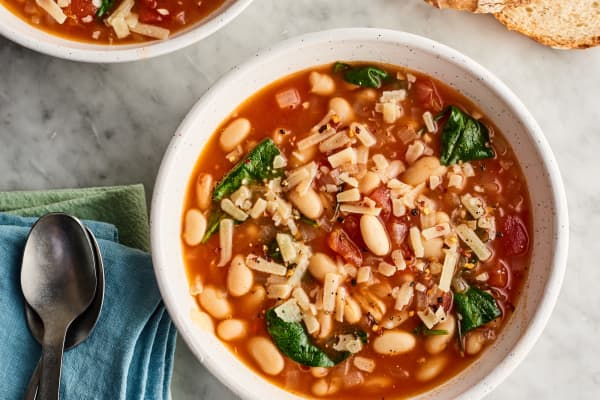 This Feel-Good Mediterranean Soup Is the Best Way to Turn a Can of White Beans into Dinner