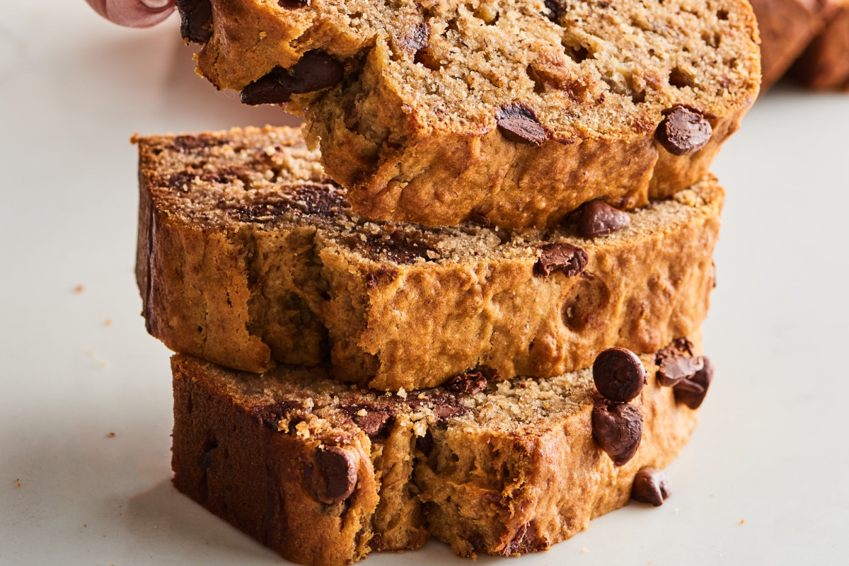 Ultra-Moist Chocolate Chip Banana Bread