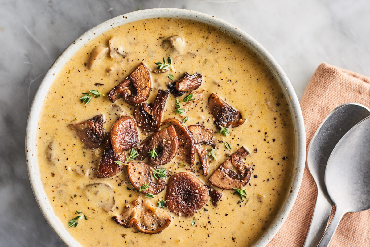 This Creamy Mushroom Soup Is Deeply Satisfying