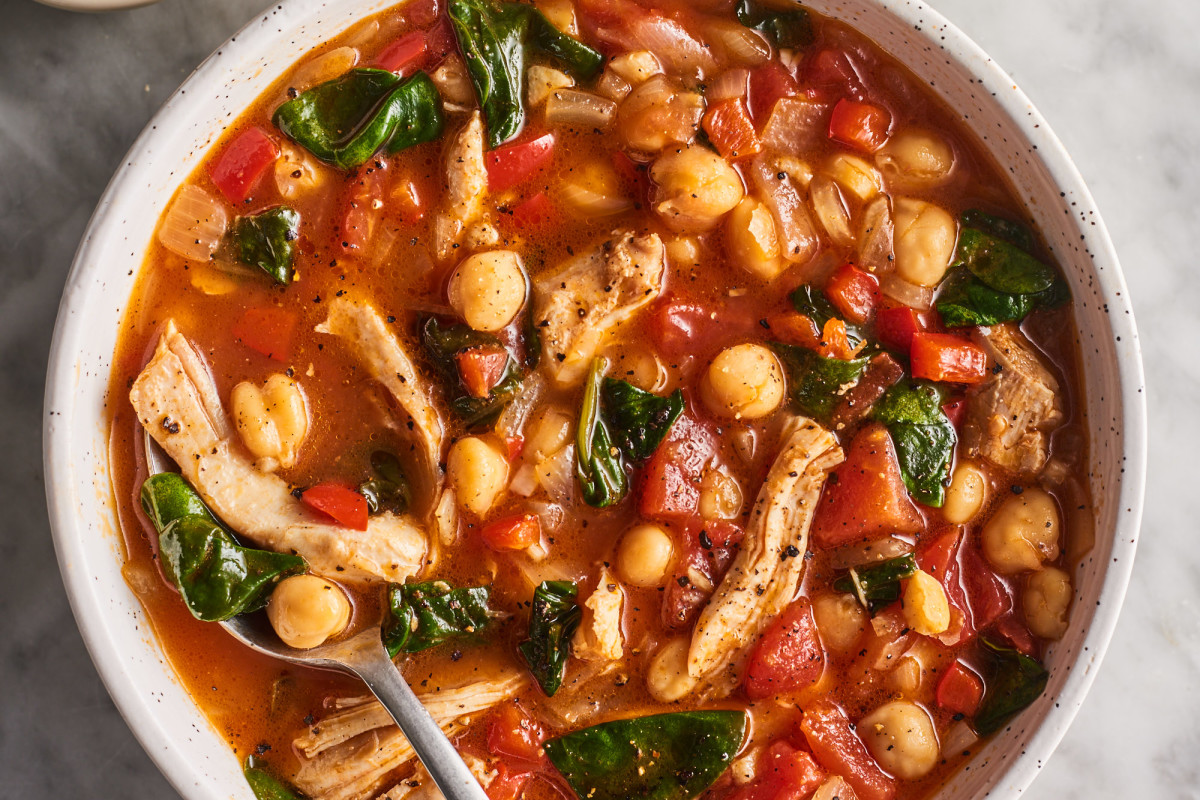 The Soothing Chicken and Chickpea Soup That's Perfect for Early Spring