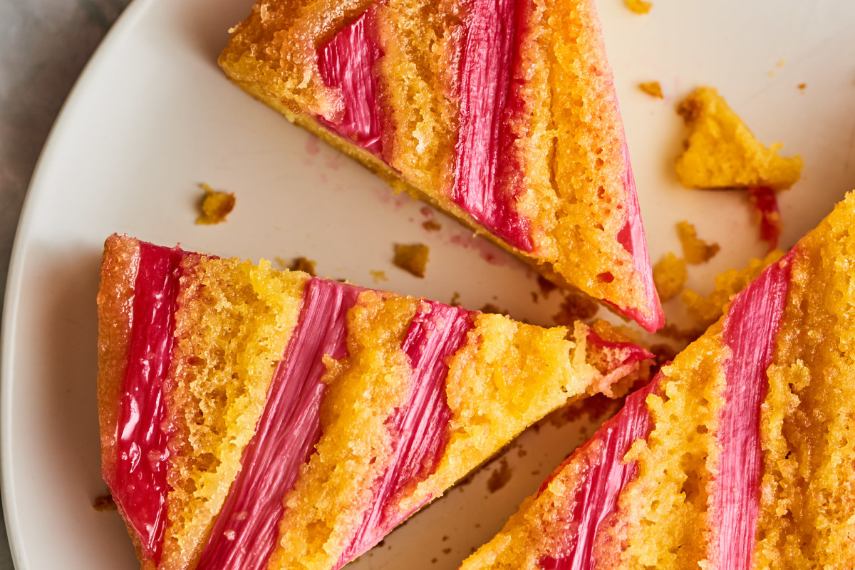Hot Take: Rhubarb Upside-Down Cake Is Even Better than Pineapple