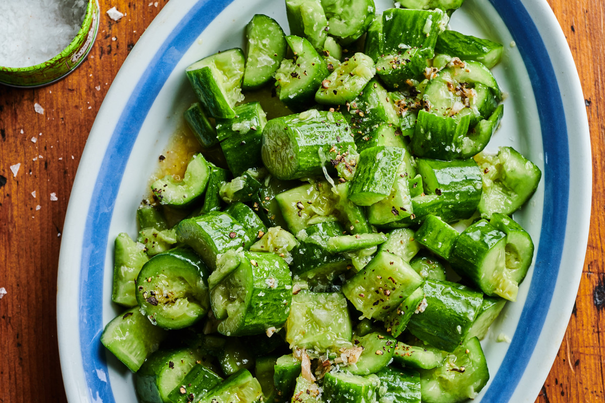 The Easiest Cucumber Salad Ever (It's Almost Too Good to Be True)