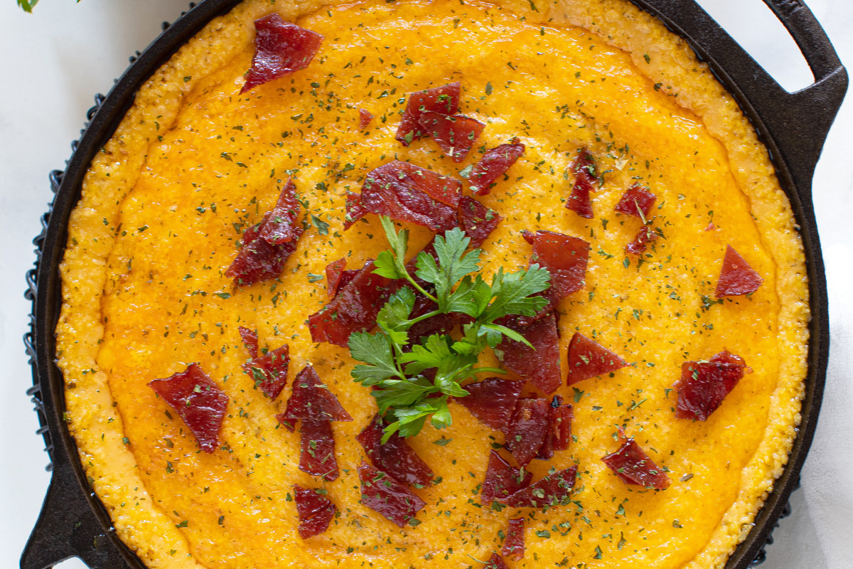 This Southern Grits Casserole Is Packed with Bacon and Cheese