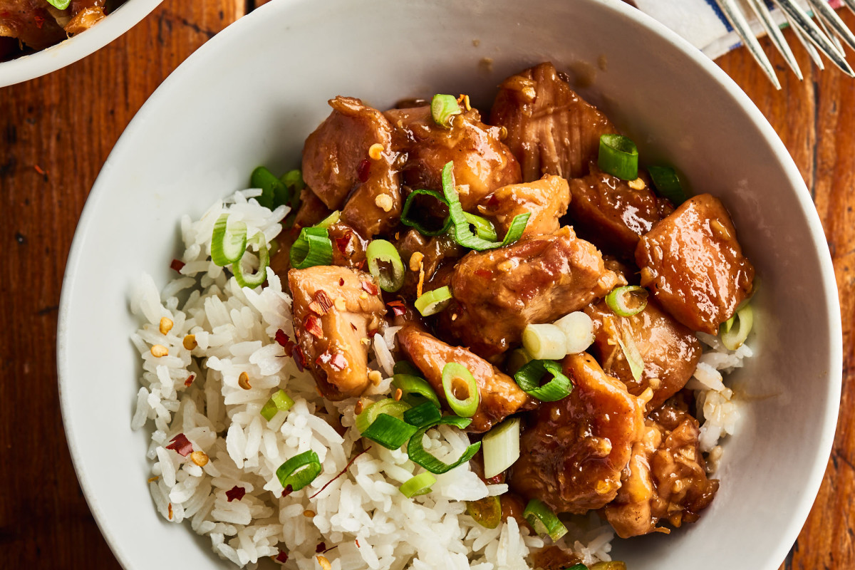 Sticky-Sweet Bourbon Chicken Is Tender, Juicy, and Packed with Flavor