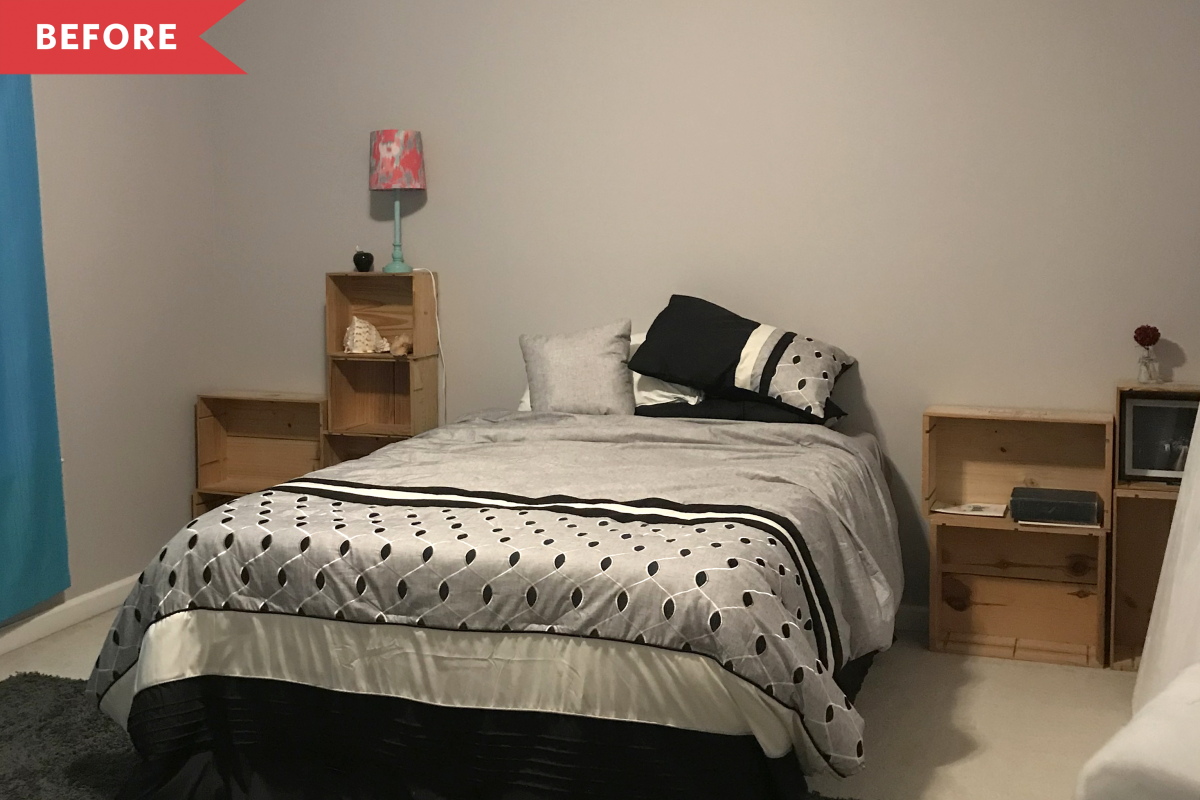 Before and After: A Luxe $450 Bedroom Redo Looks 10 Times as Expensive