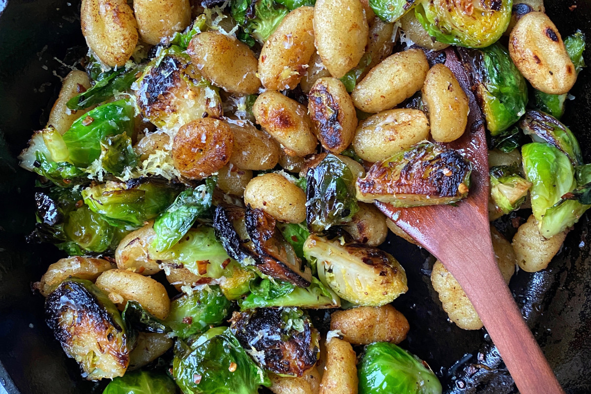 This Gnocchi-with-Brussels-Sprouts Dish Was the Best Thing I Made in All of 2020