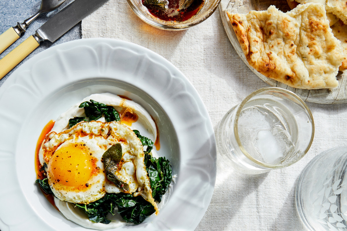 The Secret to the Best Fried Eggs of My Life? A Drizzle of Smoky Herb Butter.