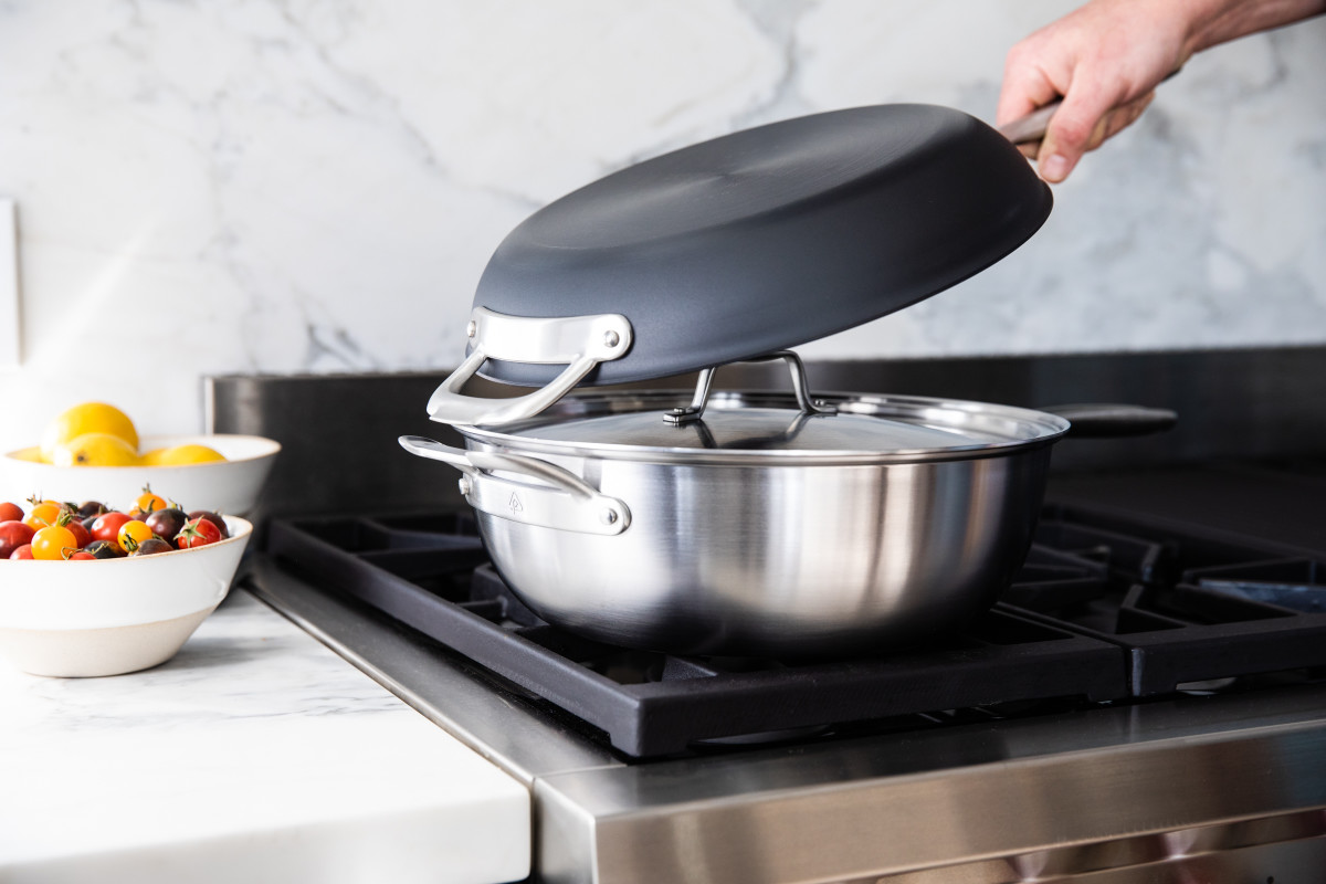 The Constantly Sold-Out Pan That's a Dutch Oven, Skillet, *and* Stockpot Is Finally Back in Stock