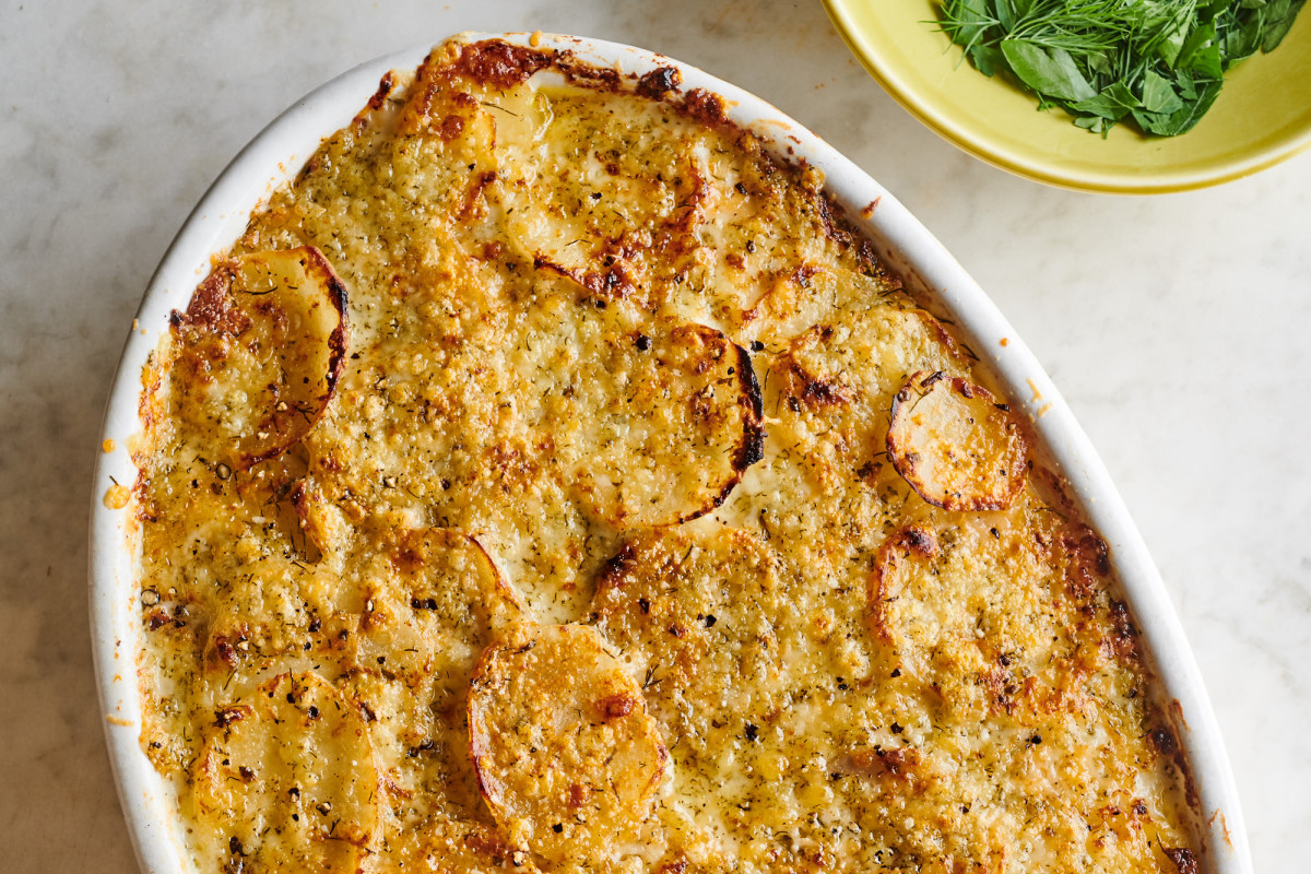 Cheesy Potato Gratin, Plus Ranch