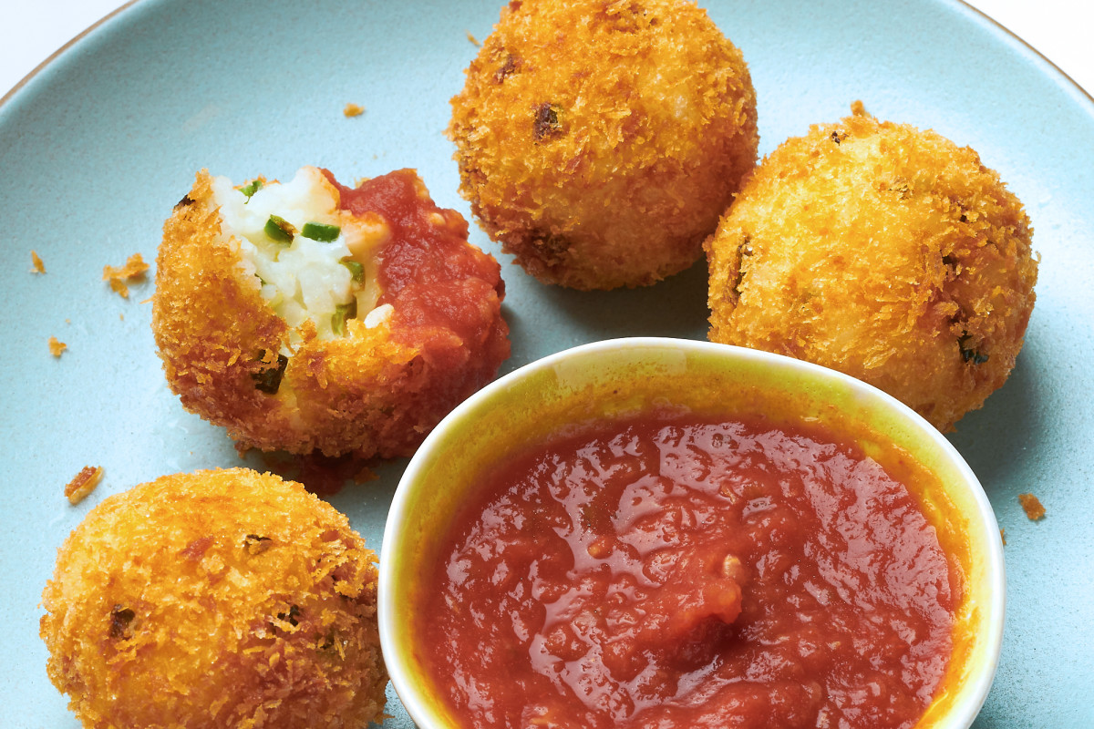 Cheesy Jalapeño Popper Rice Balls Are the Tastiest Way to Use up Leftover Rice