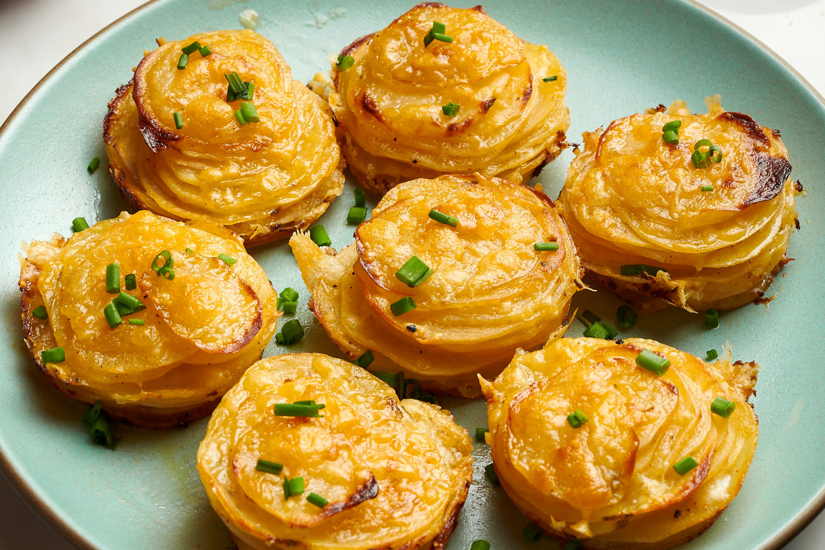 Crispy, Cheesy Potato Stacks Are the Ultimate Easy Side Dish