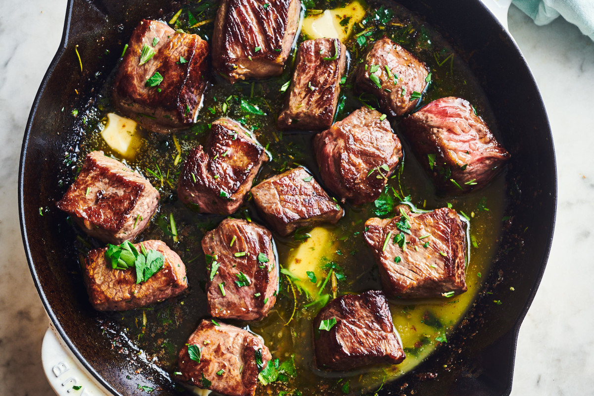 These 3-Ingredient Steak Bite Dinners Are Ready in 15 Minutes