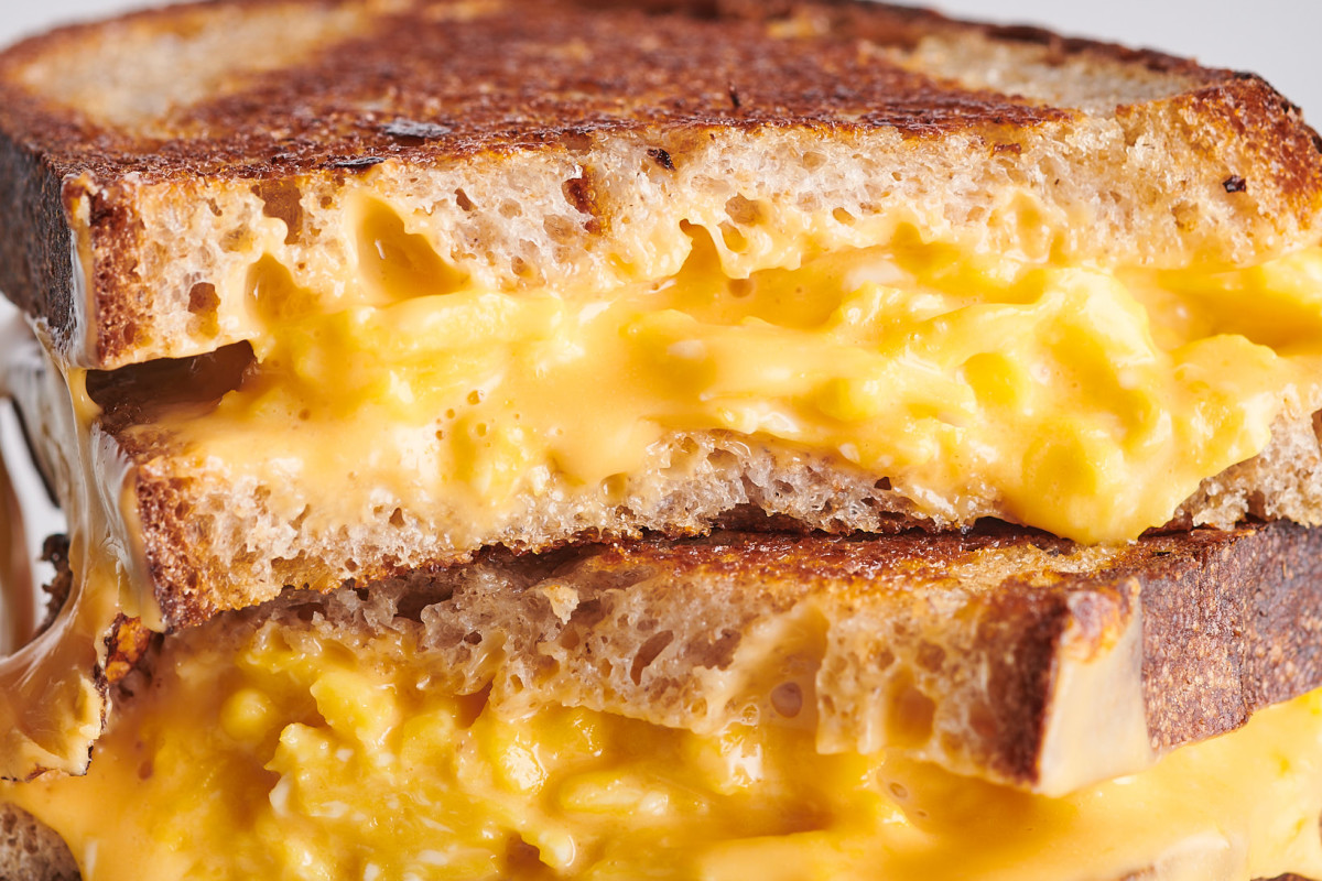This Extra-Gooey Breakfast Grilled Cheese Will Make Mornings So Much Better