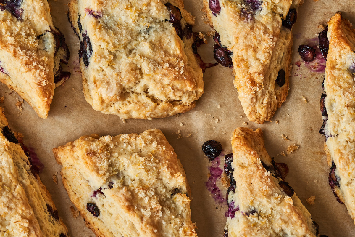 These Best-Ever Blueberry Scones Are Filled with Buttery, Flaky Layers