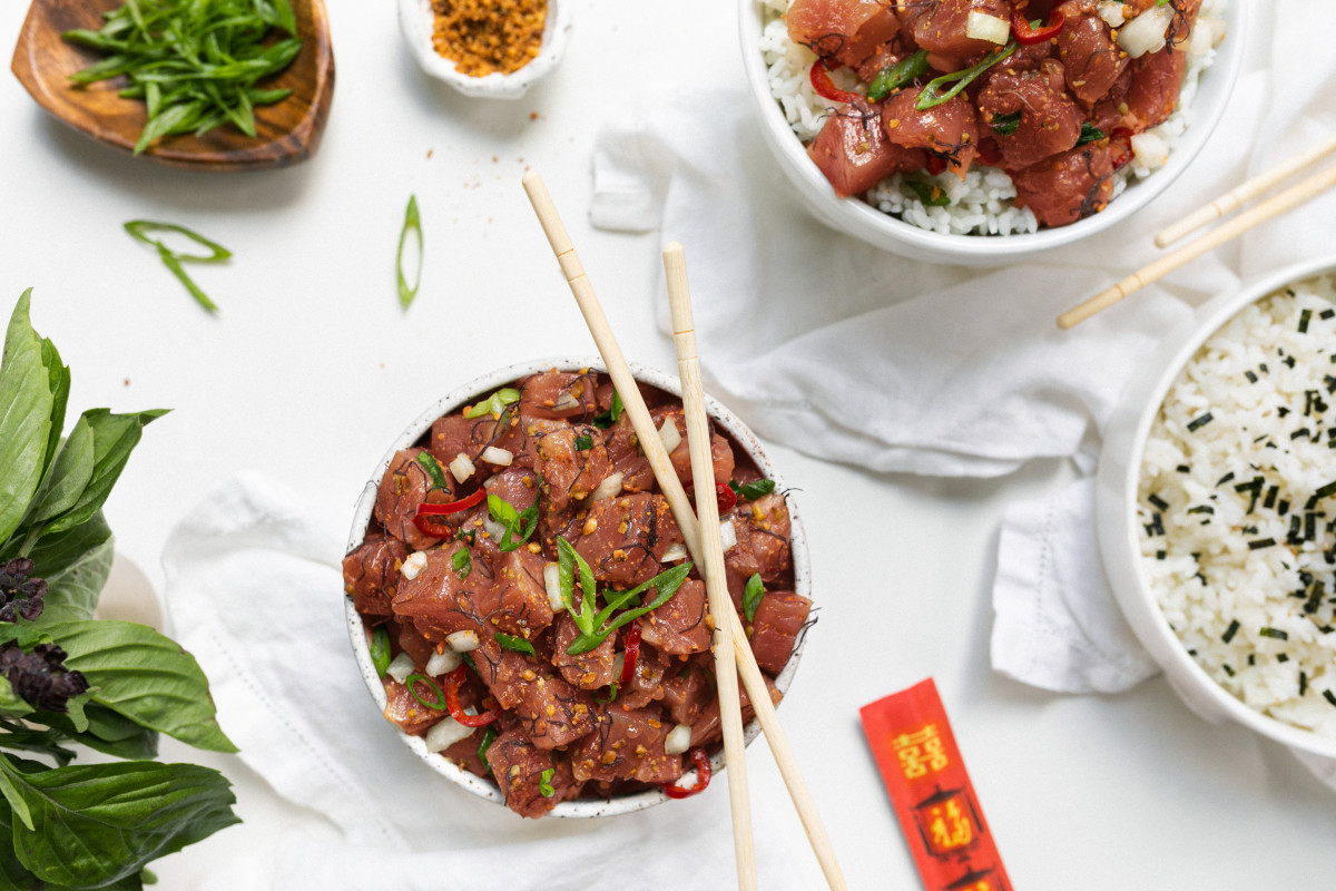 Sheldon Simeon's Hawaiian-Style Ahi Poke Is Simple, Vibrant, and Packed with Flavor