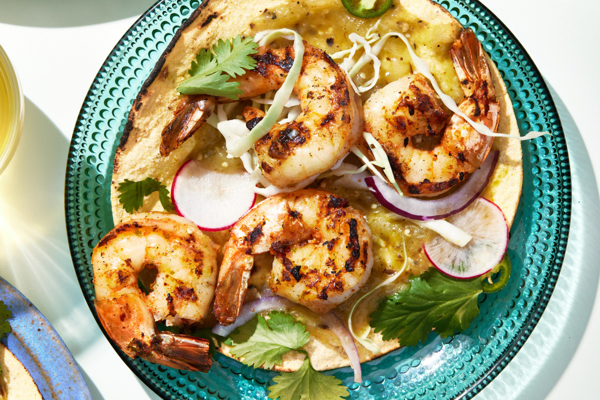 These Grilled Shrimp Tacos Are Like a Party on Your Plate