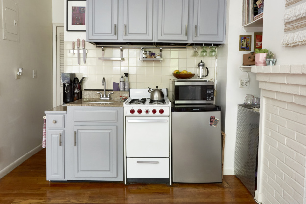 The Kitchen in This 248-Square-Foot Studio Is Stylish and Functional