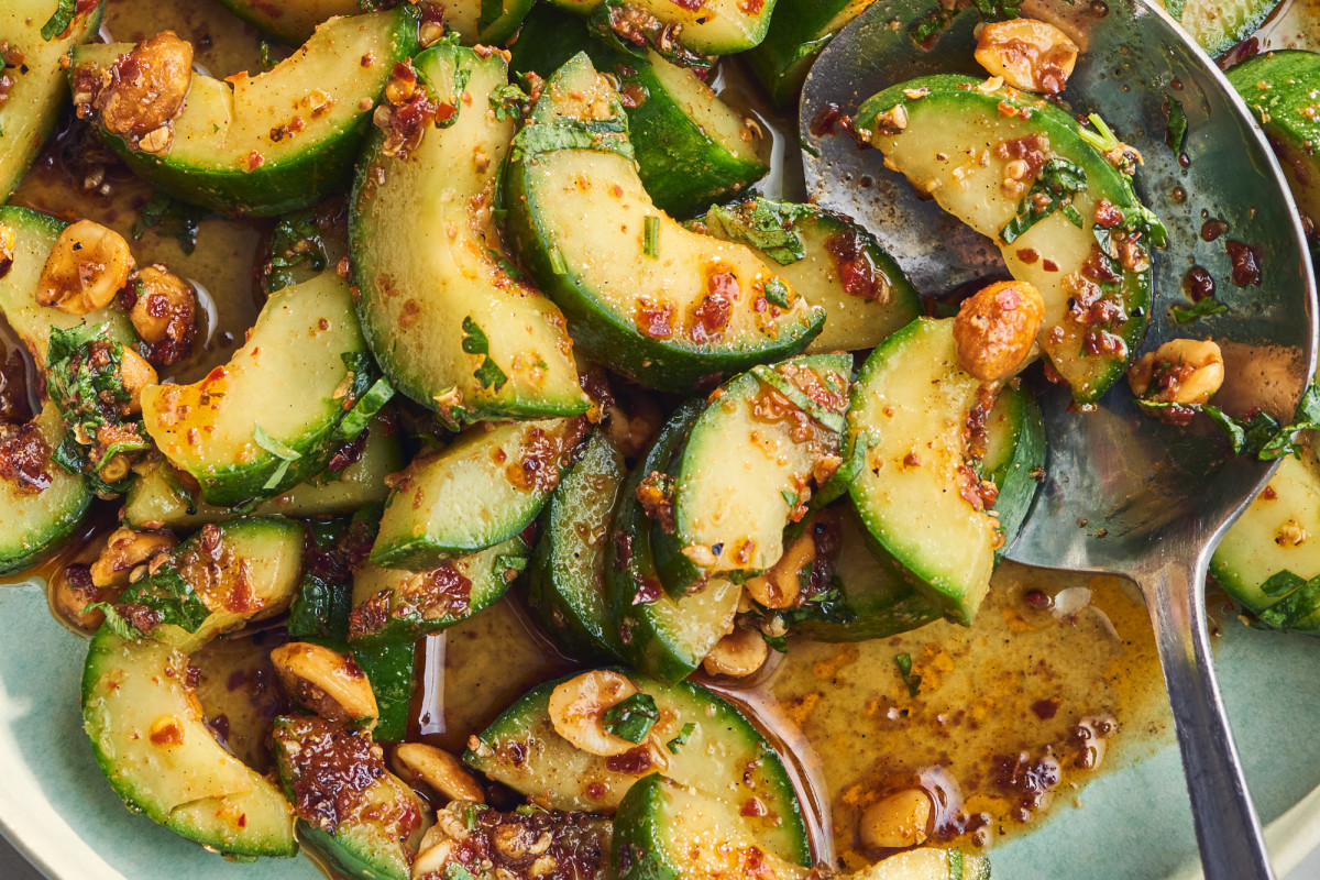 My Dad's Sichuan Smashed Cucumber Salad Is a Spicy Summer Staple