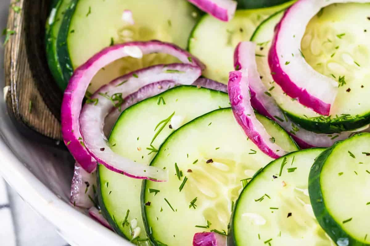 This Zippy Cucumber Salad Is the Perfect Summer Snack