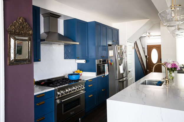 This Couple Knocked Down a Load-Bearing Wall to Open up Their Galley Kitchen