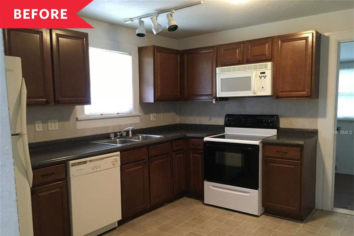 Before and After: A Lackluster Kitchen Gets a Bright and Breezy Transformation for $6,000