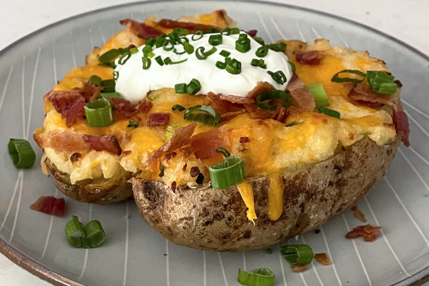 These Classic Loaded Baked Potatoes Are Fluffy Perfection