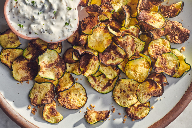 The Best, Crispiest Air Fryer Zucchini Chips You Can Make