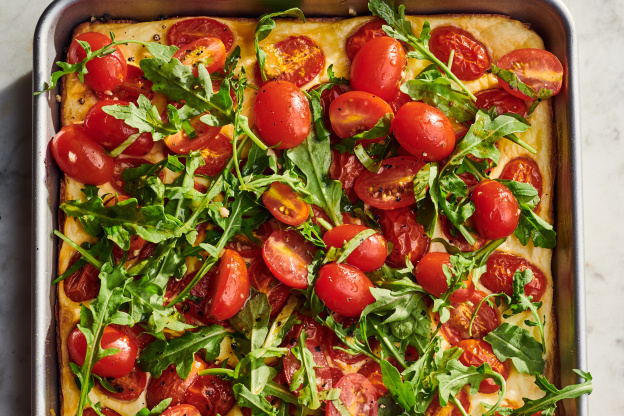 This Tomato Slab Pie Has a Butter Cracker Crust (It's as Good as It Sounds)