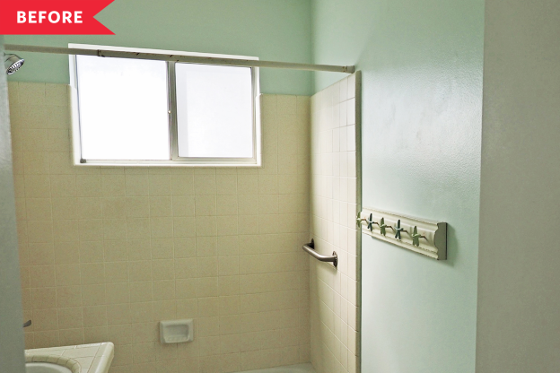 Before and After: This Boring Bathroom Goes Bright and Colorful for Under $1,000