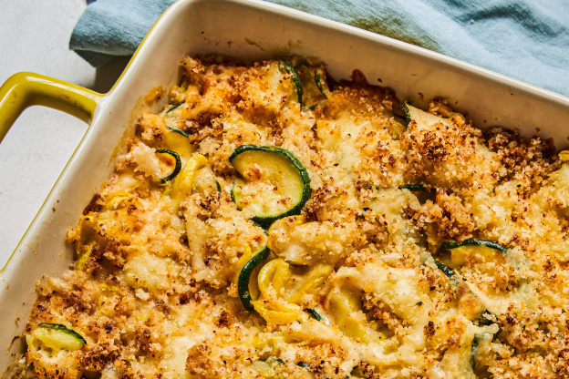 This Creamy Zucchini and Squash Casserole Has Major Mac and Cheese Vibes