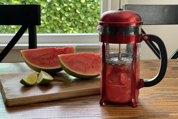 I Used a French Press to Make Fresh Watermelon Juice — Here's What Happened