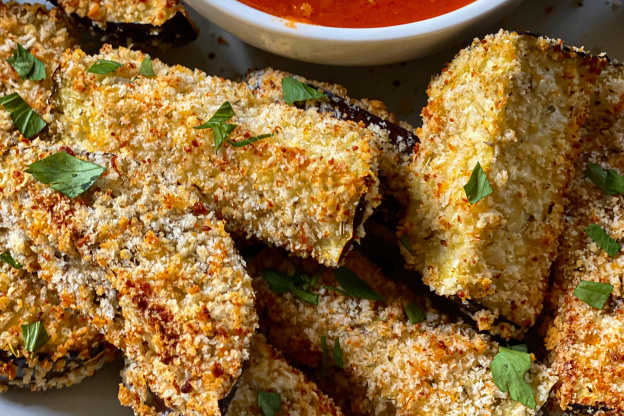 These Crispy Air Fryer Fries Have Major Eggplant Parm Energy