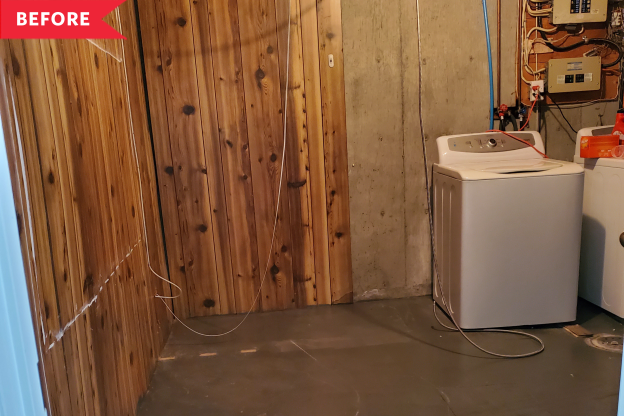 Before and After: This $540 DIY-Filled Laundry Room Redo Looks Way More Expensive