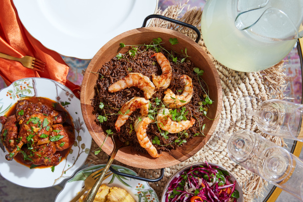 Umami-Packed Black Trumpet Mushroom Rice Is My Favorite Haitian Dish