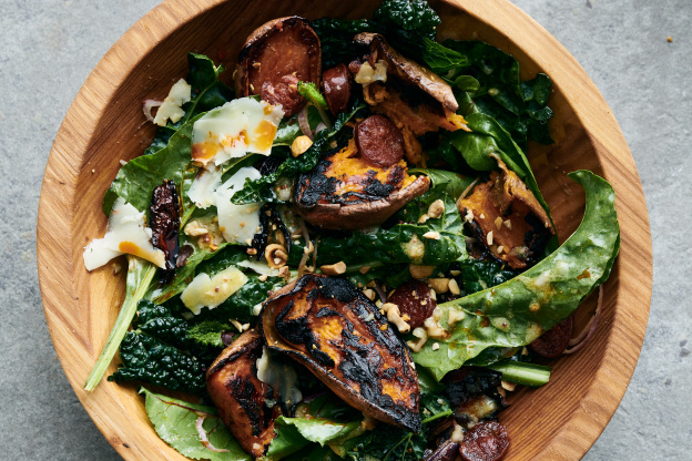Roasted Potato Salad with Chorizo and Almonds Roasted Potato Salad with Chorizo and Almonds