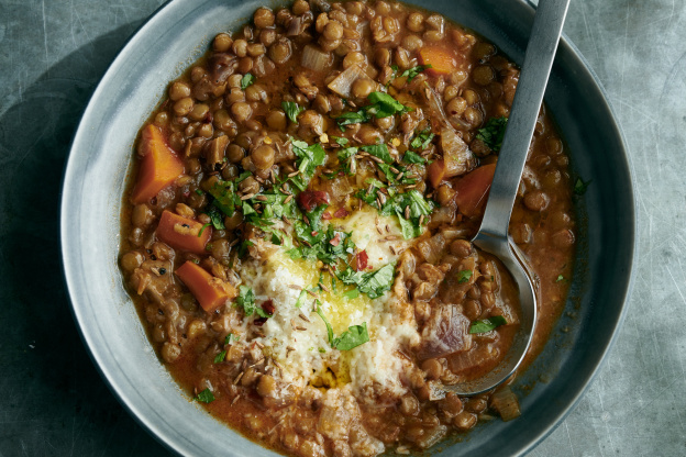 Big-Batch Lentil Parmesan Soup Big-Batch Lentil Parmesan Soup