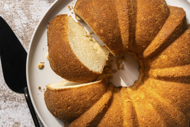 Cream Cheese Is the Secret to Impossibly Moist Pound Cake