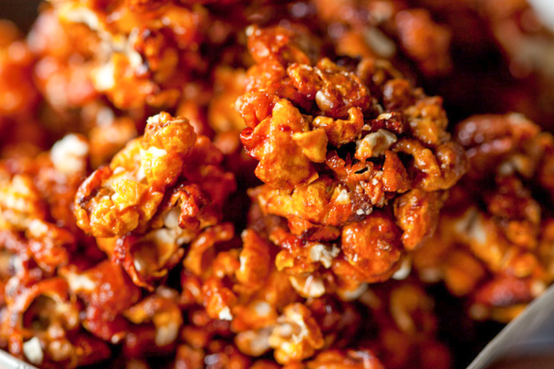 Sriracha-Honey Popcorn Clusters Will Be Your New Must-Have Movie Snack