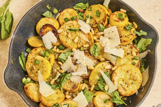 Sautéed Squash with Basil and Parmesan Is Fit for the Season