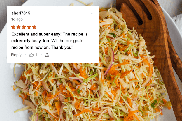 The Easiest No-Mayo Coleslaw