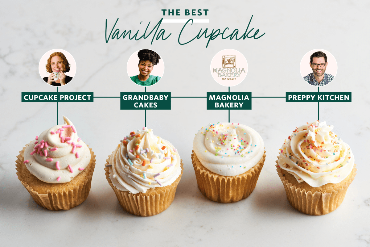 I Tried 4 Famous Vanilla Cupcake Recipes and the Winner Is Perfect in Every Way